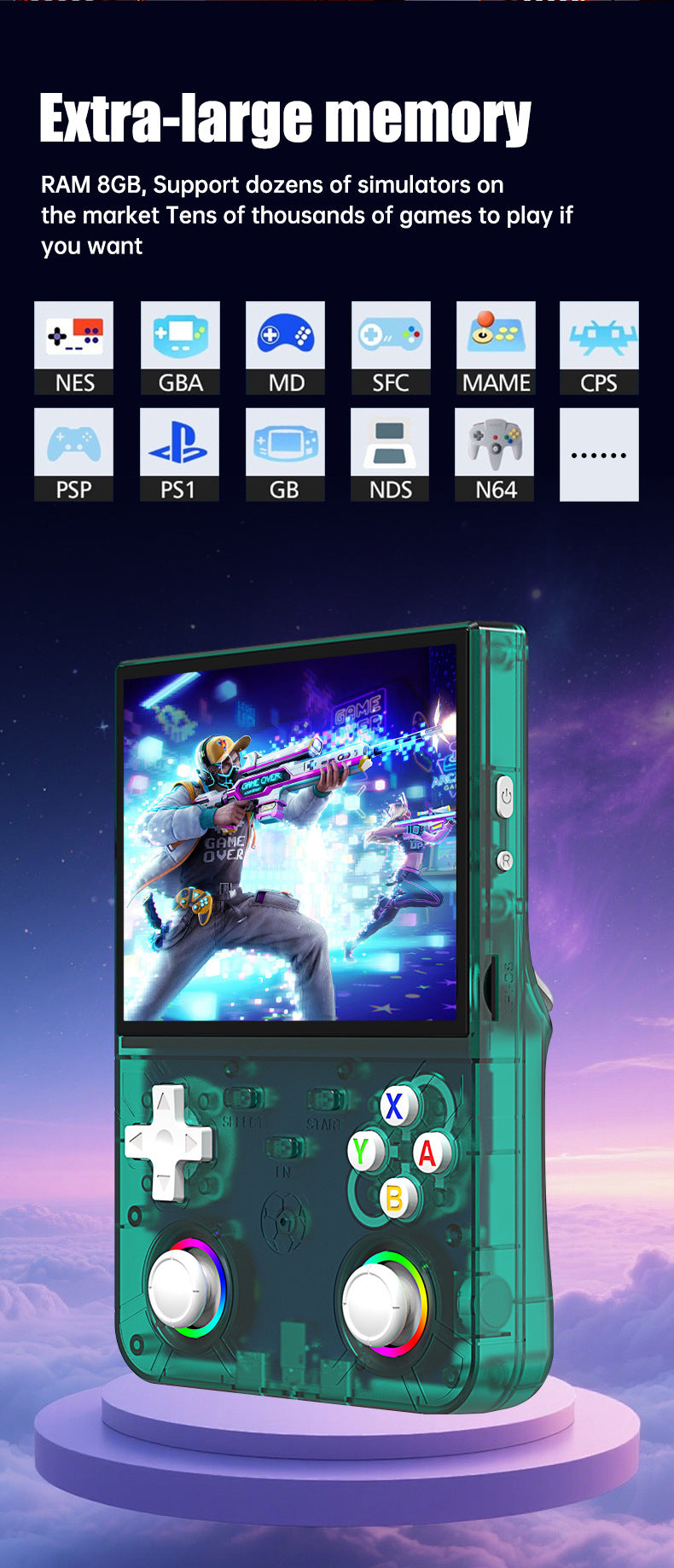 Ultra X-Handheld gaming console - 64GB